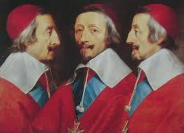 Cardinal Richelieu is appointed minister of France