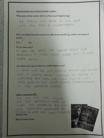 Trailer premiere feedback