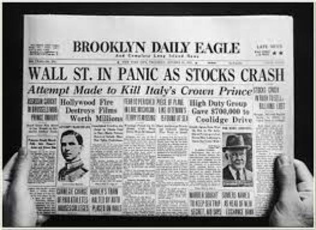 stock market crash (black tuesday)