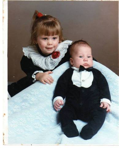 My brother Greg was born