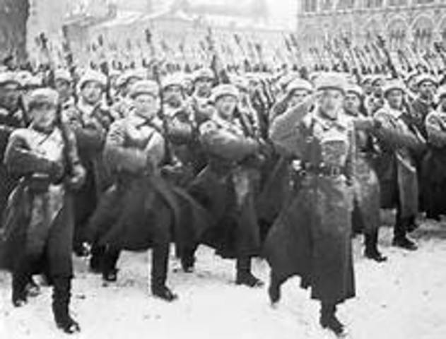 Nicholas II invites the Russians into WWI