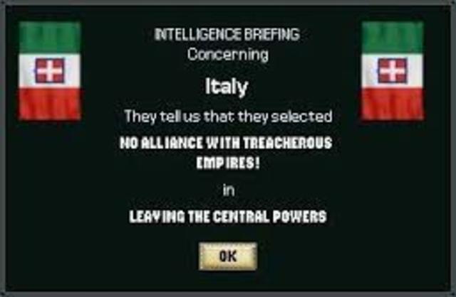 Italy declares war on Austria-Hungary