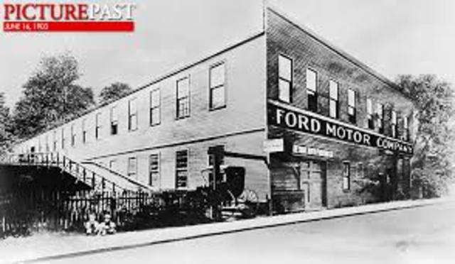 Nacimiento de ford motor company