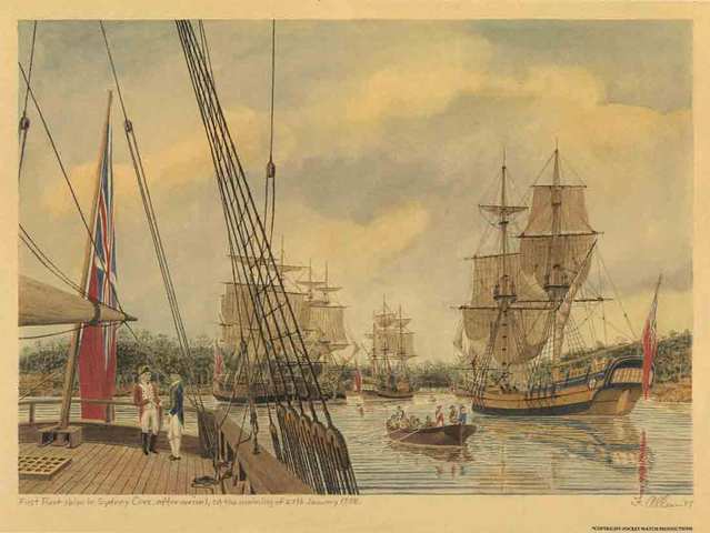 Arrival of the first fleet