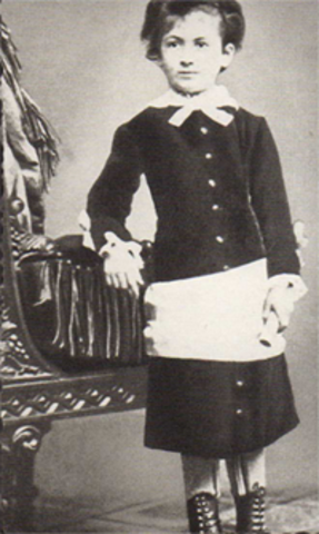 María Montessori a sus 10 años