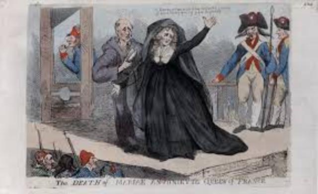 Ejecución de María Antonieta.