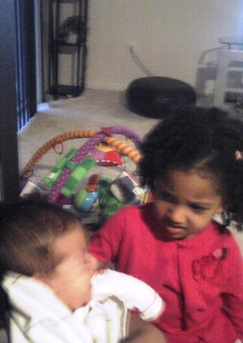 Lydia and Kingston's first christmas together