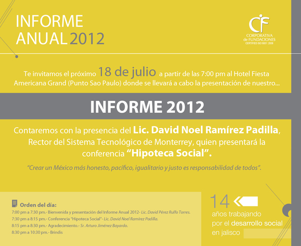 Informe anual de CF 2012