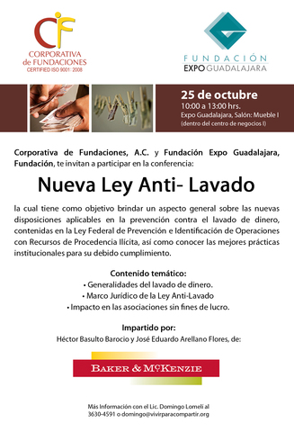 Conferencia Ley Anti-Lavado