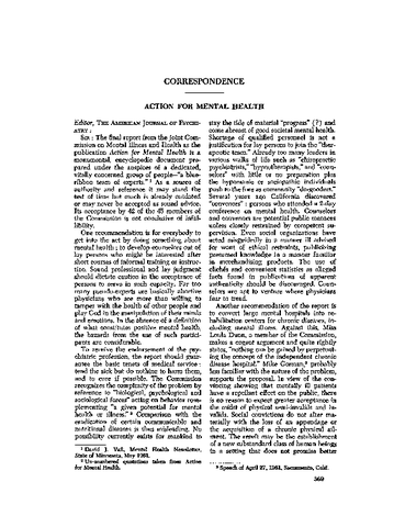 Action for Mental Health