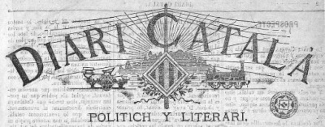 Primer diari en català, anomenat "El Diari Català"
