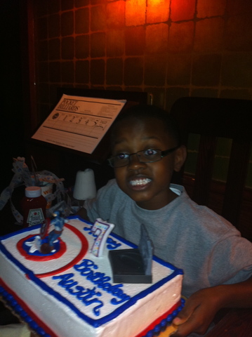 My seventh birthday 2013