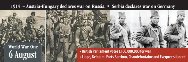 Austria-Hungary declares war on Russia