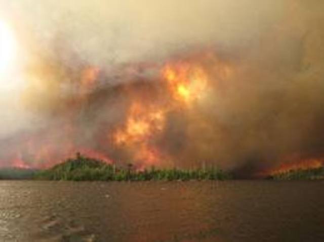 Jack and his choir starts a forest fire.