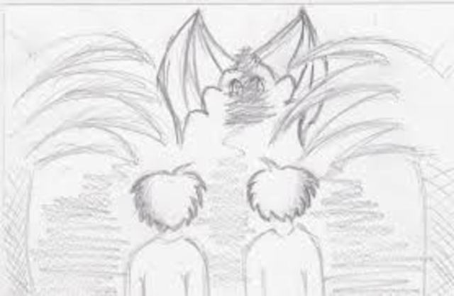 First sighting of the Beastie amitted by the boys