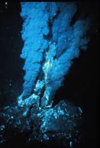 Hydrothermal vents discovered