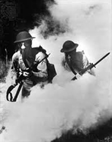 Poison gas is first used by the Germans