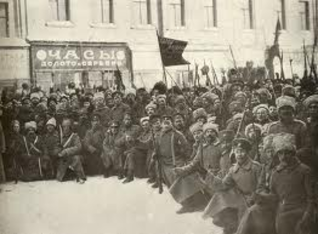 The Russians overthrow their government