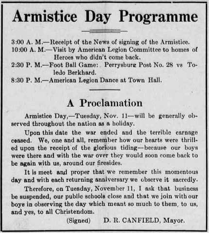 German government suggests armistice