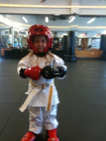 4 yrs old.  I started Karate classes.