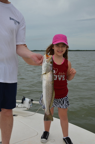 7 yrs old.  Caught my first fish!