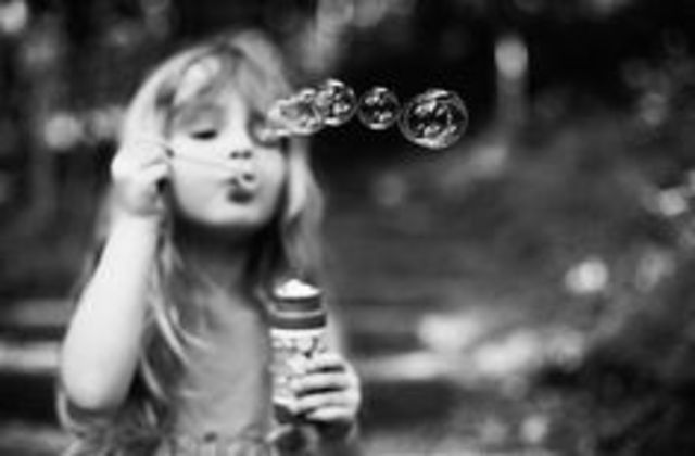 A sentimental representation of childhood innocence