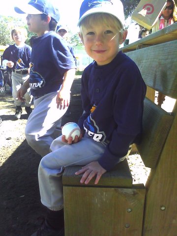 I got my first game ball in baseball