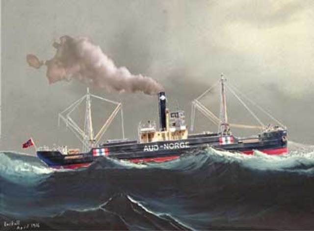 The loss of the Aud and commencement of Rising