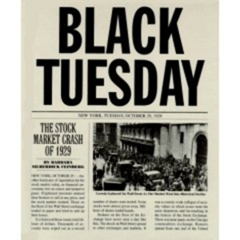 stock market crash black tuesday
