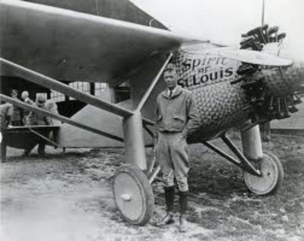 Charles Lindberg made first trans-atlantic flight