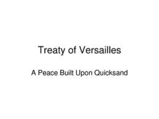 treaty of versailles rejected