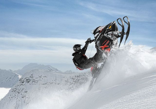 Snowmobiling