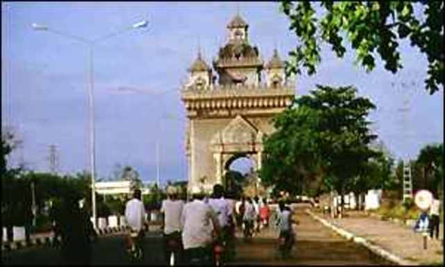 Laos - Capital is Bombed