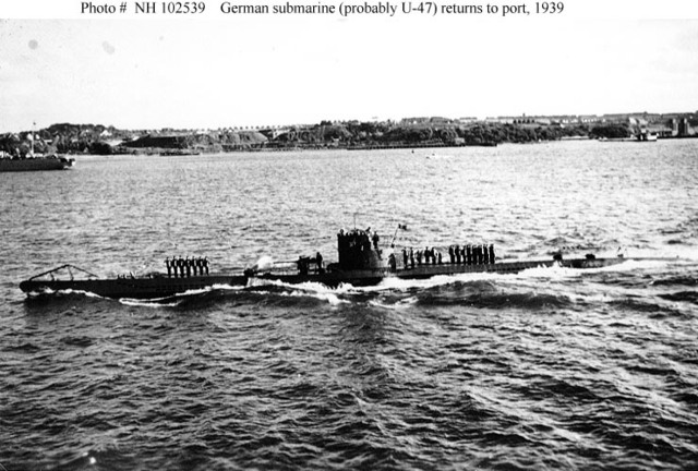 U-boats sink 4 british merchant ships in the Atlantic