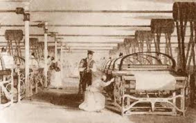 The first cotton spinning factory was opened