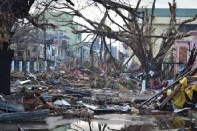 Typhoon Haiyan Hits the Philippines