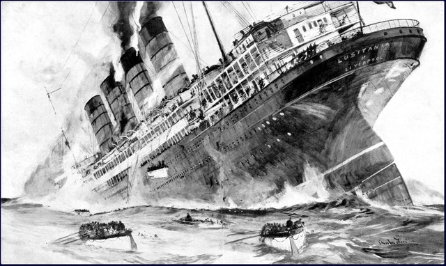 The Lusitania is Sunk