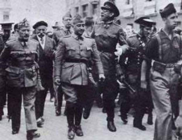 Alzamiento militar en Melilla