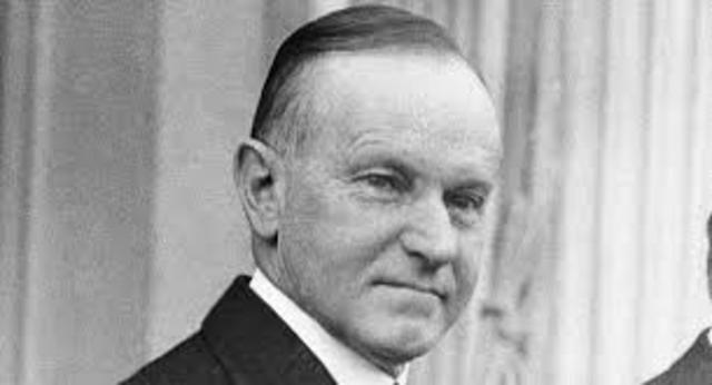 calvin coolidge became president