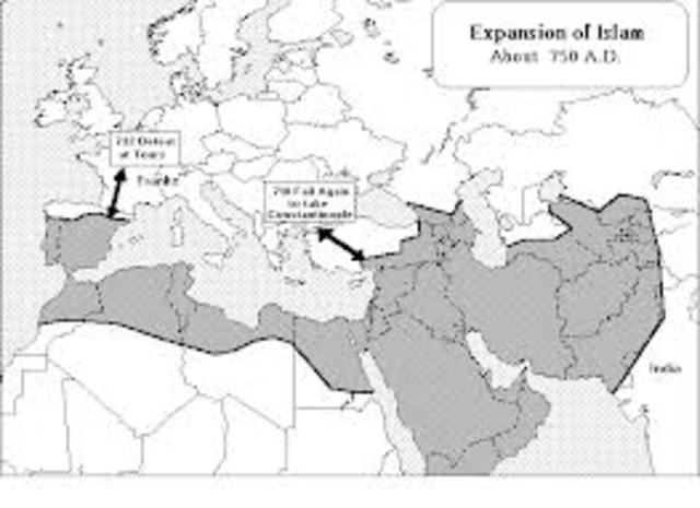 The spread through the North