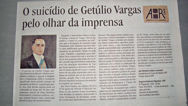 Suícidio de Vargas