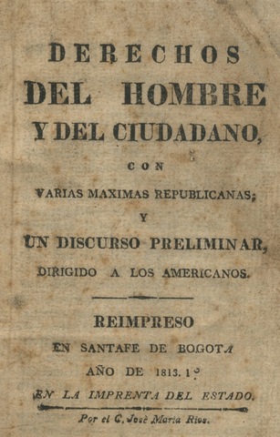Proclamación de los Derechos del Hombre y del Ciudadano