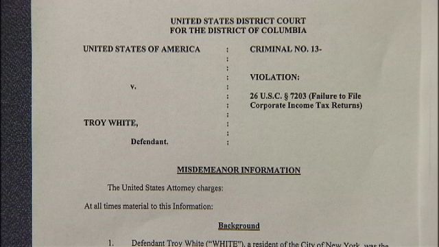 Troy White pleads guilty