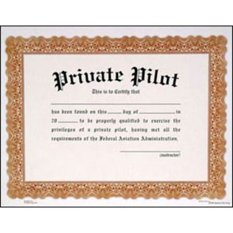 Pilot's Certificate