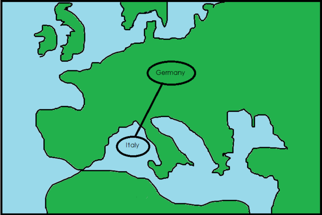The Rome-Belrin Axis is Formed