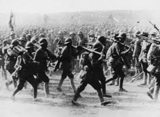 Nationalists surround communists