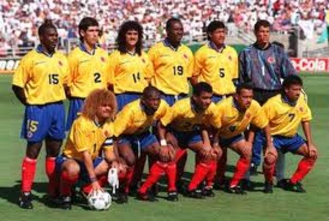 Estados Unidos 1994 Colombia tercera parcipacion
