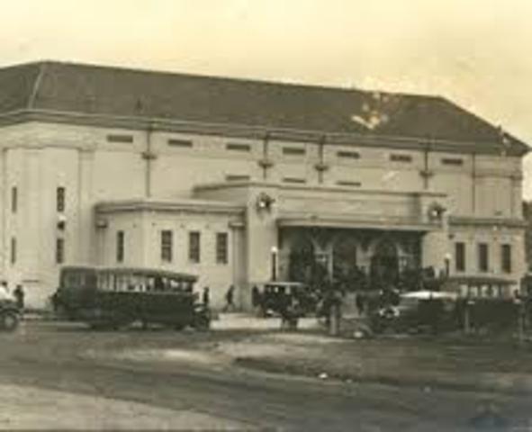 The foundations stone of Canberra is laid by Prime Minister Andrew Fisher