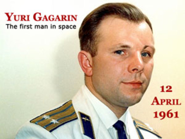 soviets send first man into space