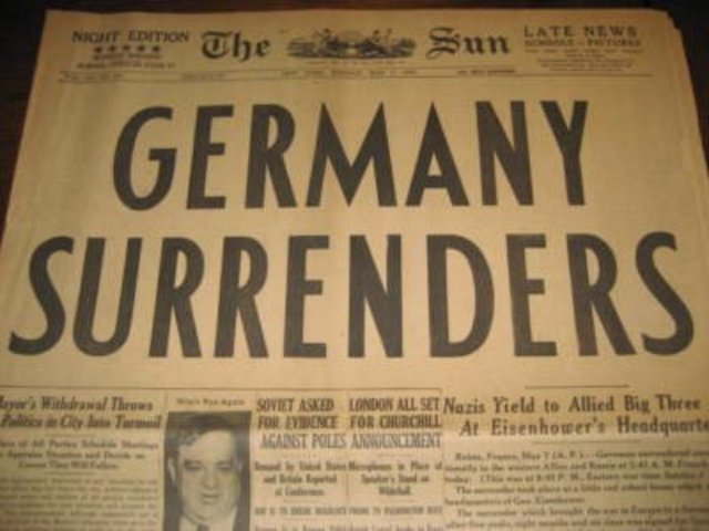Germany Forced to Surrenders